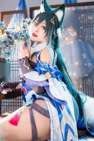 洛璃LoLiSAMA《驭空》主题写真：76张全套美图