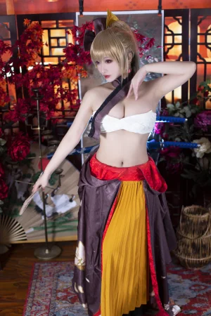 洛璃LoLiSAMA《碧蓝航线 让巴尔》主题写真：44张全套美图