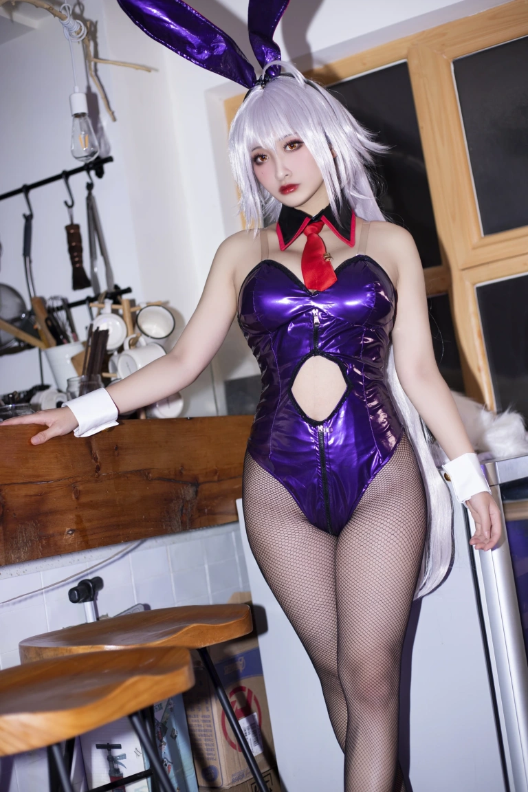 洛璃LoLiSAMA《FGO 黑贞兔子》主题写真：42张全套美图，含1个视频