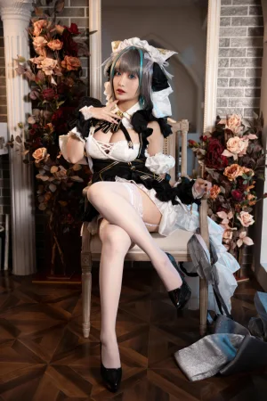 洛璃LoLiSAMA《碧蓝航线 柴郡》主题写真：67张全套美图