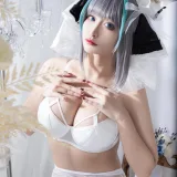 洛璃LoLiSAMA《碧蓝航线 柴郡同人内衣》主题写真：66张全套美图
