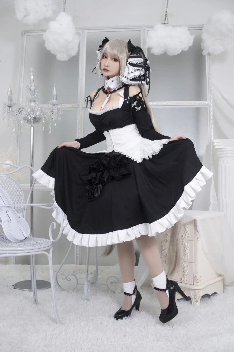 洛璃LoLiSAMA《碧蓝航线 可畏》主题写真：60张全套美图