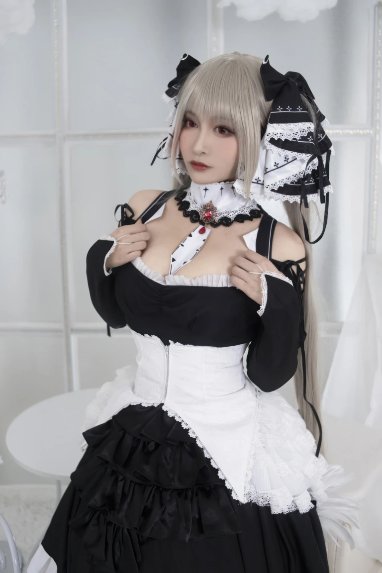 洛璃LoLiSAMA《碧蓝航线 可畏》主题写真：60张全套美图