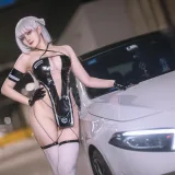 洛璃LoLiSAMA《碧蓝航线 翔鹤赛车服》主题写真：30张全套美图