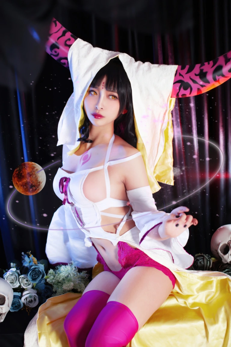 洛璃LoLiSAMA《FGO 杀生院祈荒》主题写真：40张全套美图