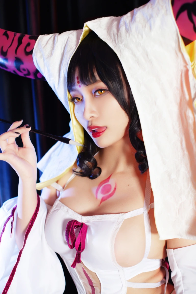 洛璃LoLiSAMA《FGO 杀生院祈荒》主题写真：40张全套美图