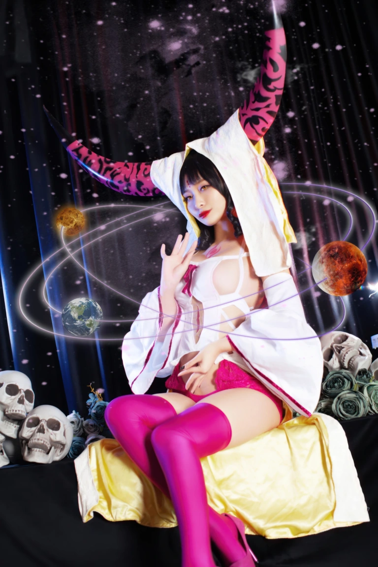 洛璃LoLiSAMA《FGO 杀生院祈荒》主题写真：40张全套美图
