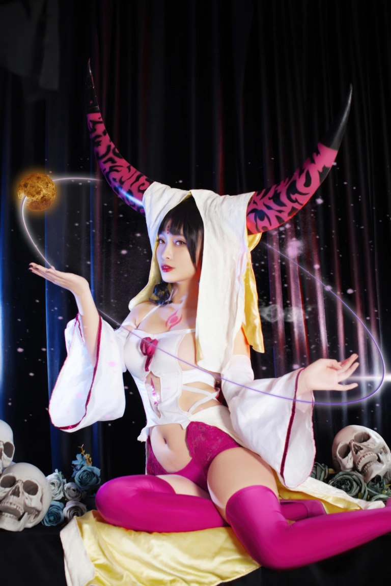 洛璃LoLiSAMA《FGO 杀生院祈荒》主题写真：40张全套美图
