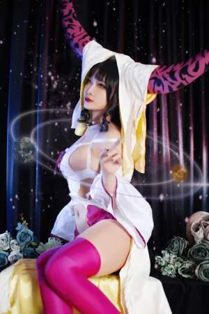 洛璃LoLiSAMA《FGO 杀生院祈荒》主题写真：40张全套美图