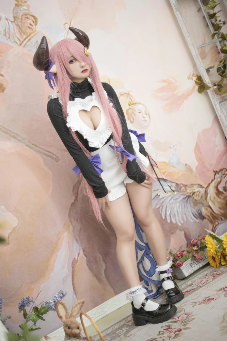洛璃LoLiSAMA《碧蓝幻想 娜露梅亚女仆》主题写真：37张全套美图