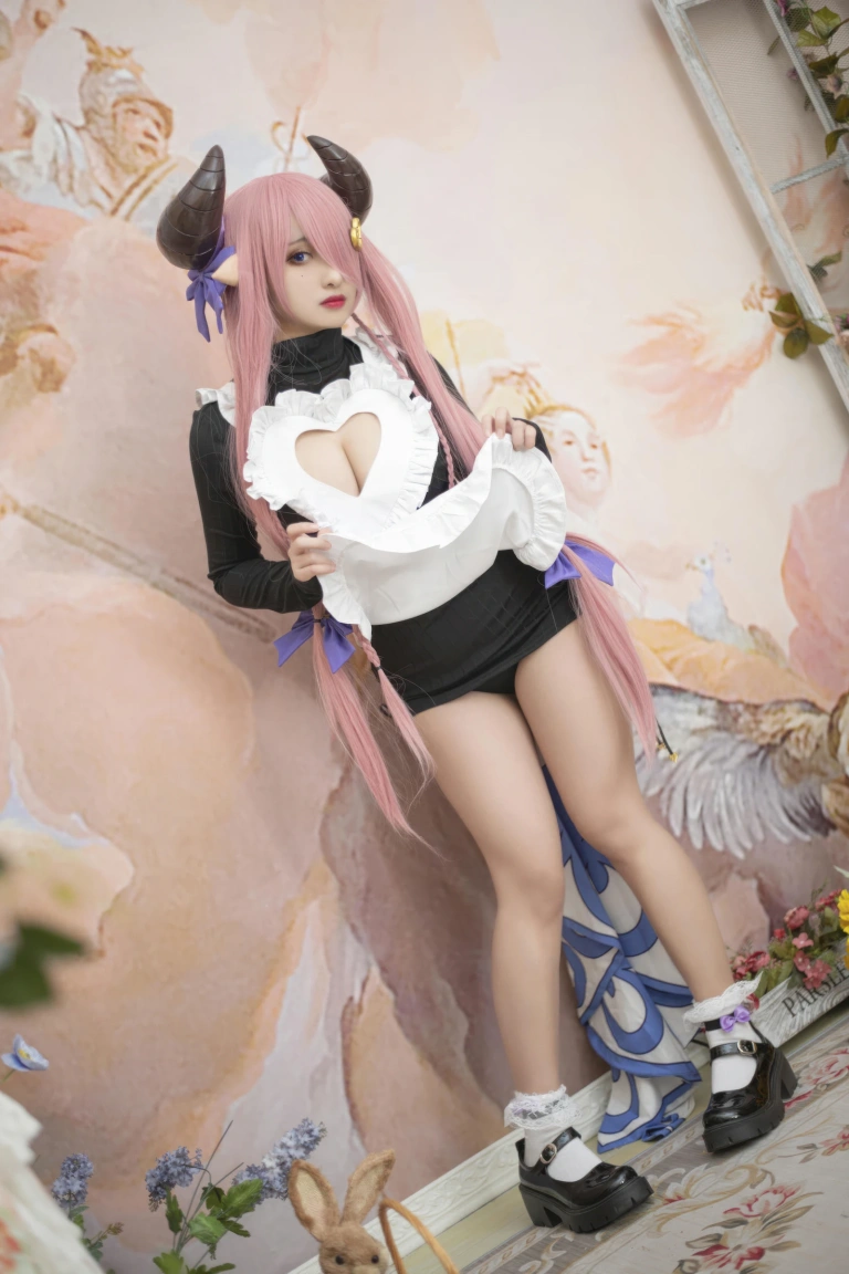 洛璃LoLiSAMA《碧蓝幻想 娜露梅亚女仆》主题写真：37张全套美图