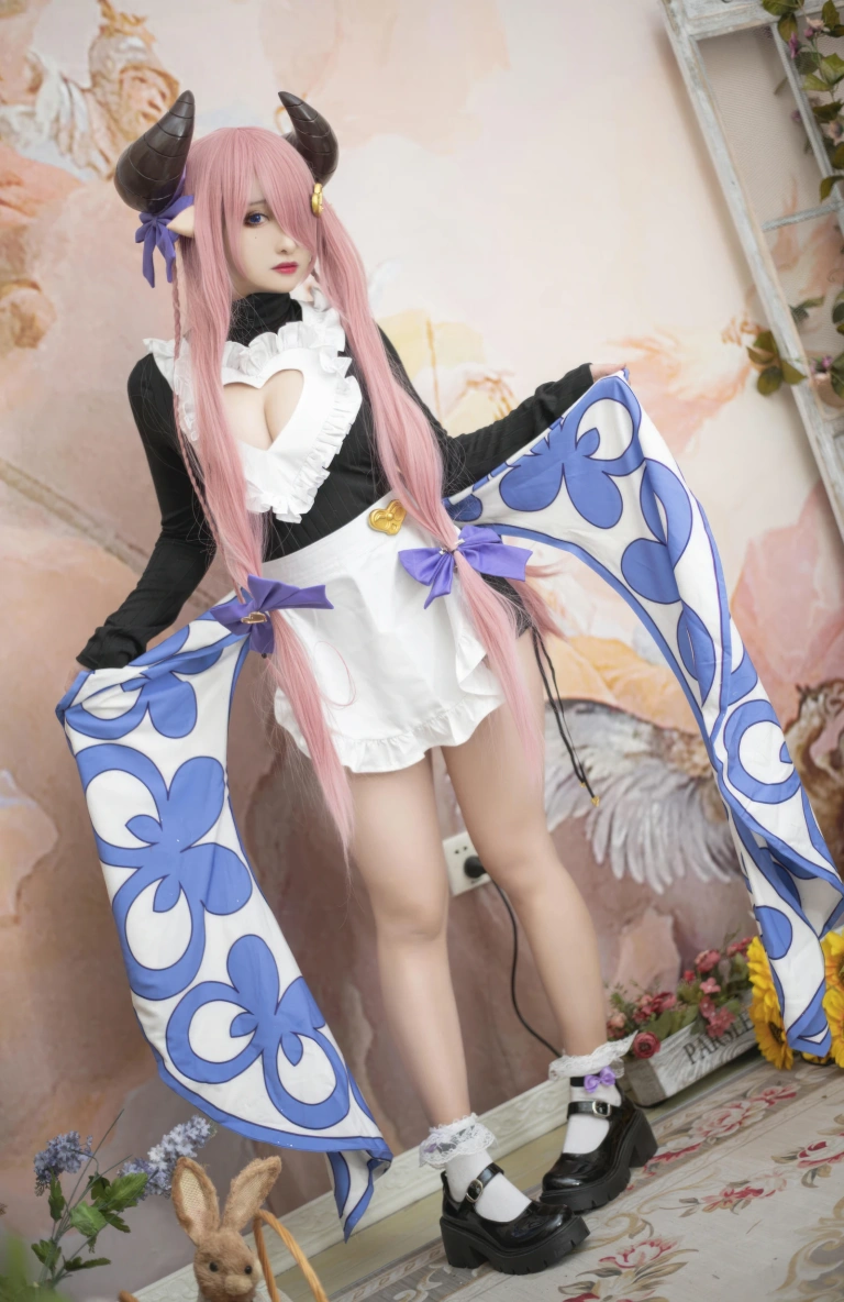洛璃LoLiSAMA《碧蓝幻想 娜露梅亚女仆》主题写真：37张全套美图