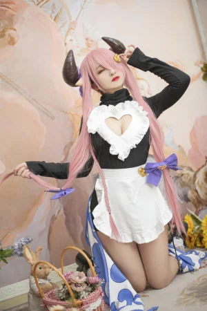 洛璃LoLiSAMA《碧蓝幻想 娜露梅亚女仆》主题写真：37张全套美图