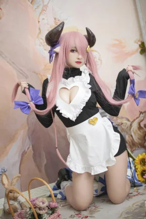 洛璃LoLiSAMA《碧蓝幻想 娜露梅亚女仆》主题写真：37张全套美图