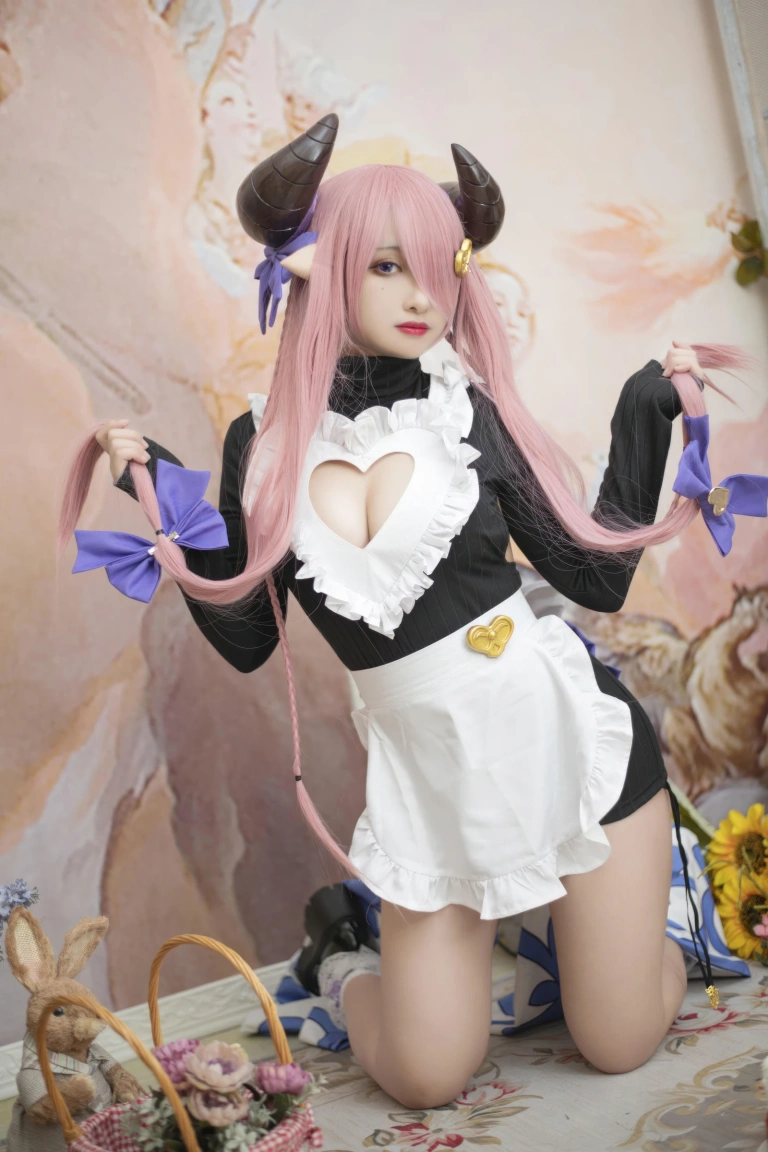 洛璃LoLiSAMA《碧蓝幻想 娜露梅亚女仆》主题写真：37张全套美图