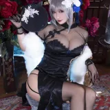 洛璃LoLiSAMA《碧蓝航线·路易九世旗袍》主题写真：43张全套美图