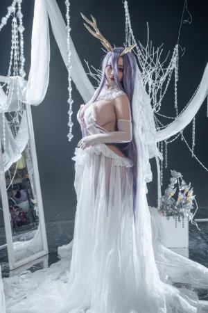 洛璃LoLiSAMA《碧蓝航线 金鹿号》主题写真：58张全套美图