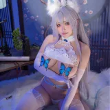 洛璃LoLiSAMA《碧蓝航线 信浓 相融一梦》主题写真：90张全套美图