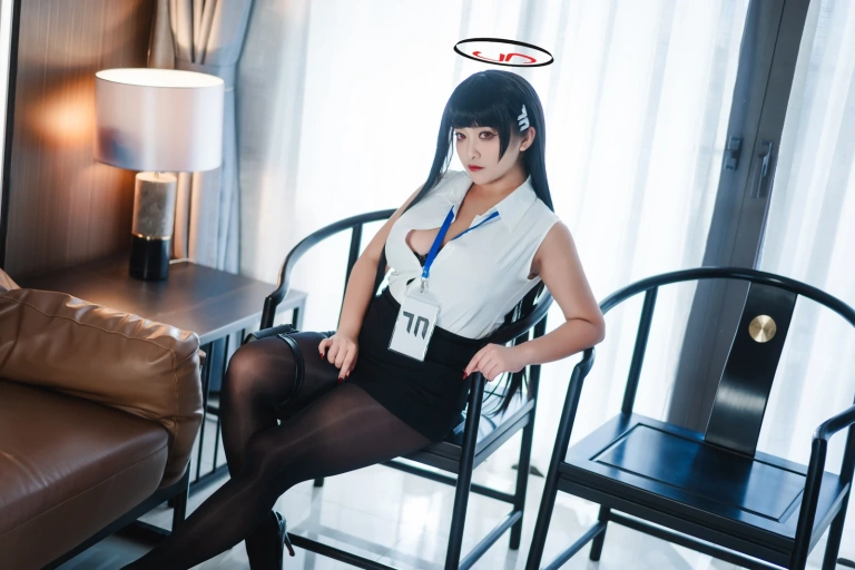 洛璃LoLiSAMA《蔚蓝档案 调月莉音》主题写真：72张全套美图，含1个视频