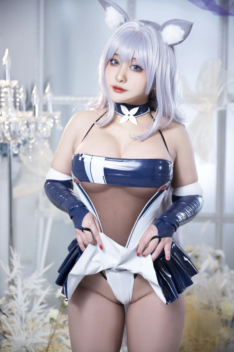 洛璃LoLiSAMA《碧蓝航线 信浓赛车》主题写真：61张全套美图