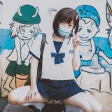 柒柒_Lust77《乐园JK》主题写真：37张全套美图