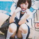 柒柒_Lust77《乐园JK》主题写真：37张全套美图