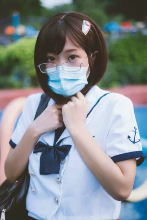 柒柒_Lust77《乐园JK》主题写真：37张全套美图