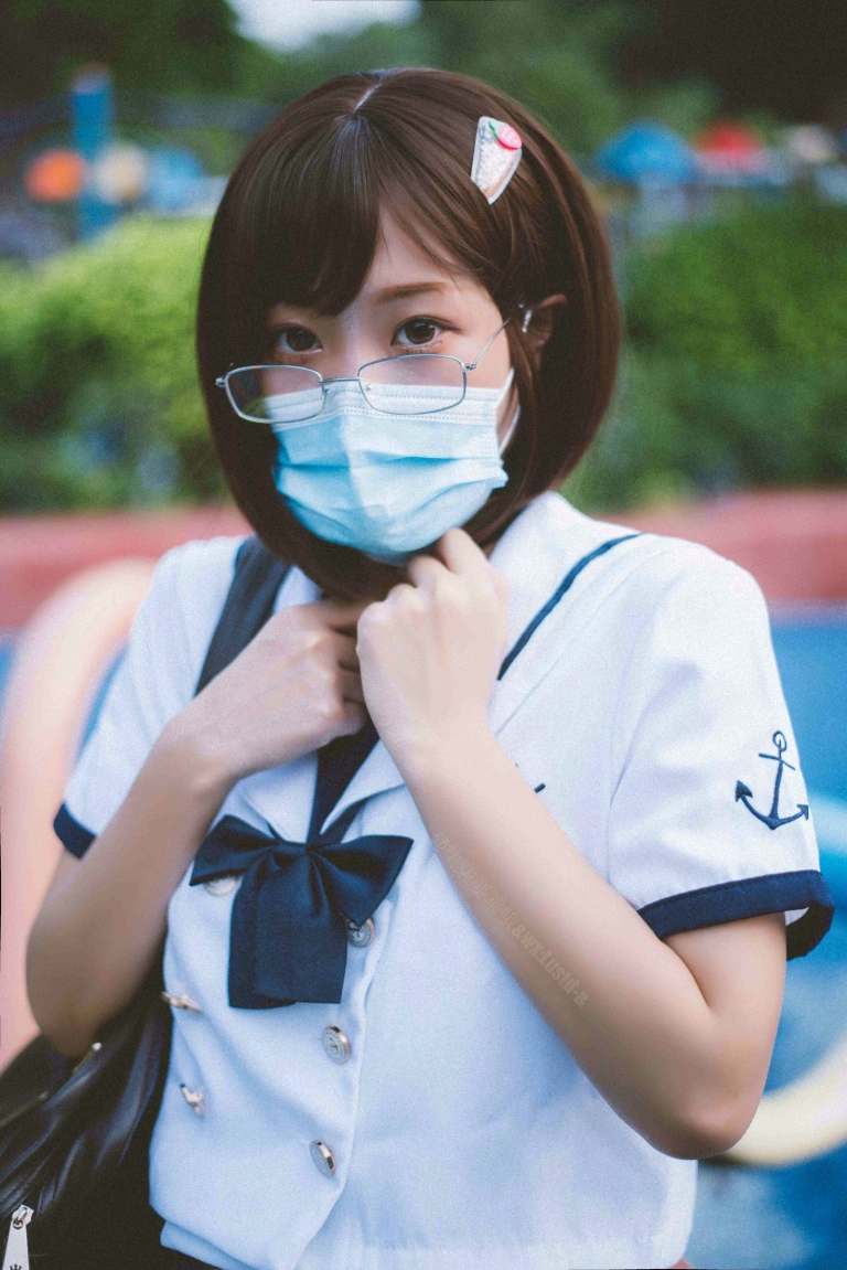 柒柒_Lust77《乐园JK》主题写真：37张全套美图