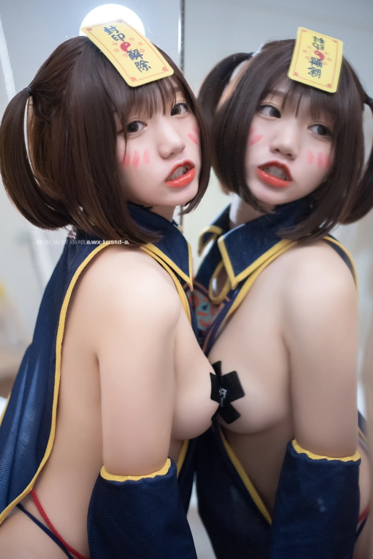 柒柒_Lust77《小僵尸》主题写真：45张全套美图