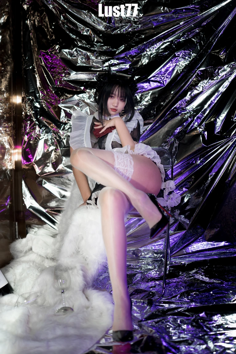 柒柒_Lust77《女仆の惩戒课》主题写真：110张全套美图，含1个视频