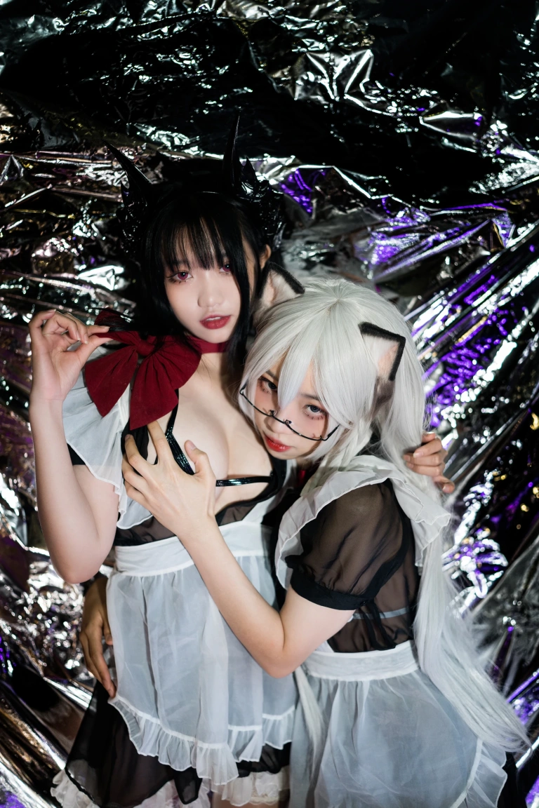 柒柒_Lust77《女仆の惩戒课》主题写真：110张全套美图，含1个视频