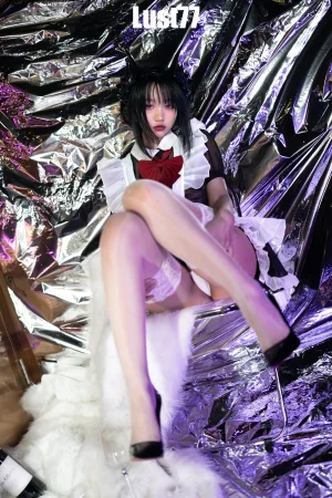 柒柒_Lust77《女仆の惩戒课》主题写真：110张全套美图，含1个视频
