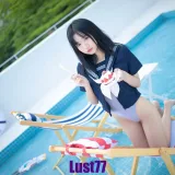 柒柒_Lust77《清凉夏日》主题写真：71张全套美图，含1个视频