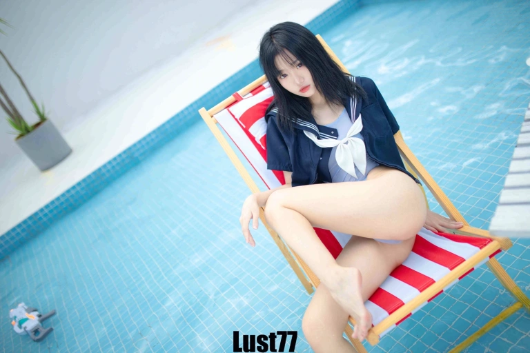 柒柒_Lust77《清凉夏日》主题写真：71张全套美图，含1个视频