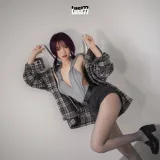柒柒_Lust77《小灰兔》主题写真：70张全套美图，含1个视频