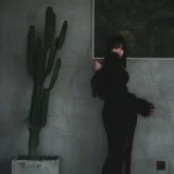 柒柒_Lust77《清寂》主题写真：22张全套美图
