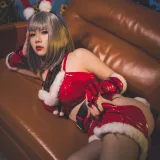 柒柒_Lust77《双人圣诞礼物（&末夜）》主题写真：64张全套美图