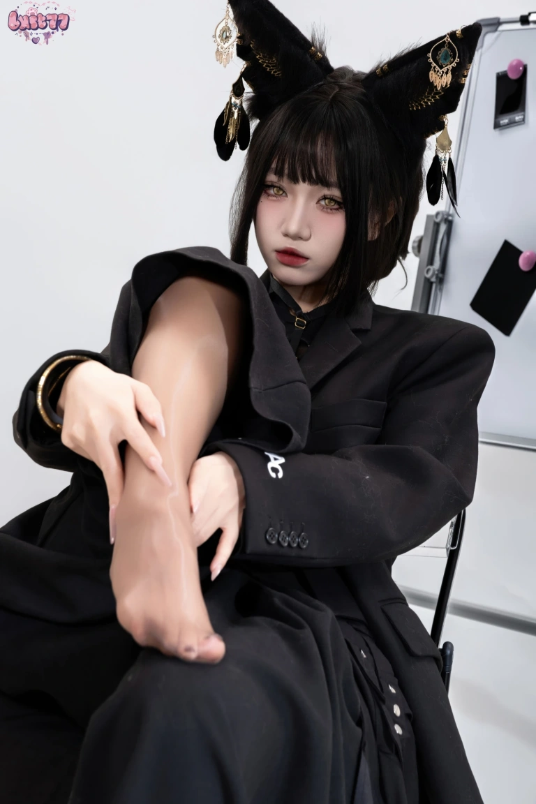 柒柒_Lust77《黑·阿努比斯》主题写真：168张全套美图