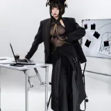 柒柒_Lust77《黑·阿努比斯》主题写真：168张全套美图