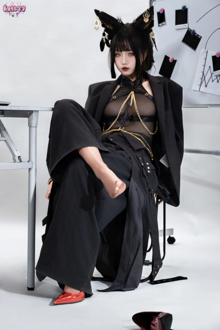 柒柒_Lust77《黑·阿努比斯》主题写真：168张全套美图