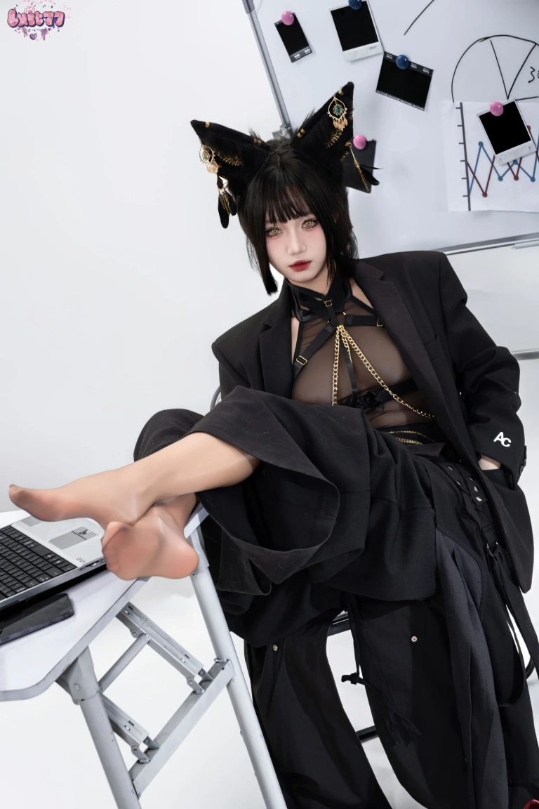 柒柒_Lust77《黑·阿努比斯》主题写真：168张全套美图
