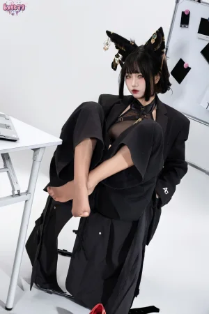 柒柒_Lust77《黑·阿努比斯》主题写真：168张全套美图