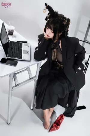 柒柒_Lust77《黑·阿努比斯》主题写真：168张全套美图