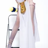 柒柒_Lust77《白·埃及猫》主题写真：65张全套美图