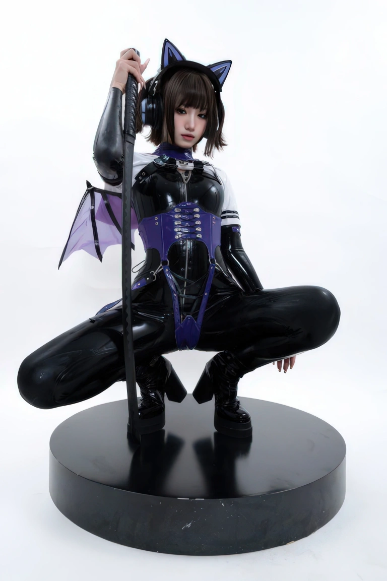 柒柒_Lust77《白棚胶衣》主题写真：78张全套美图