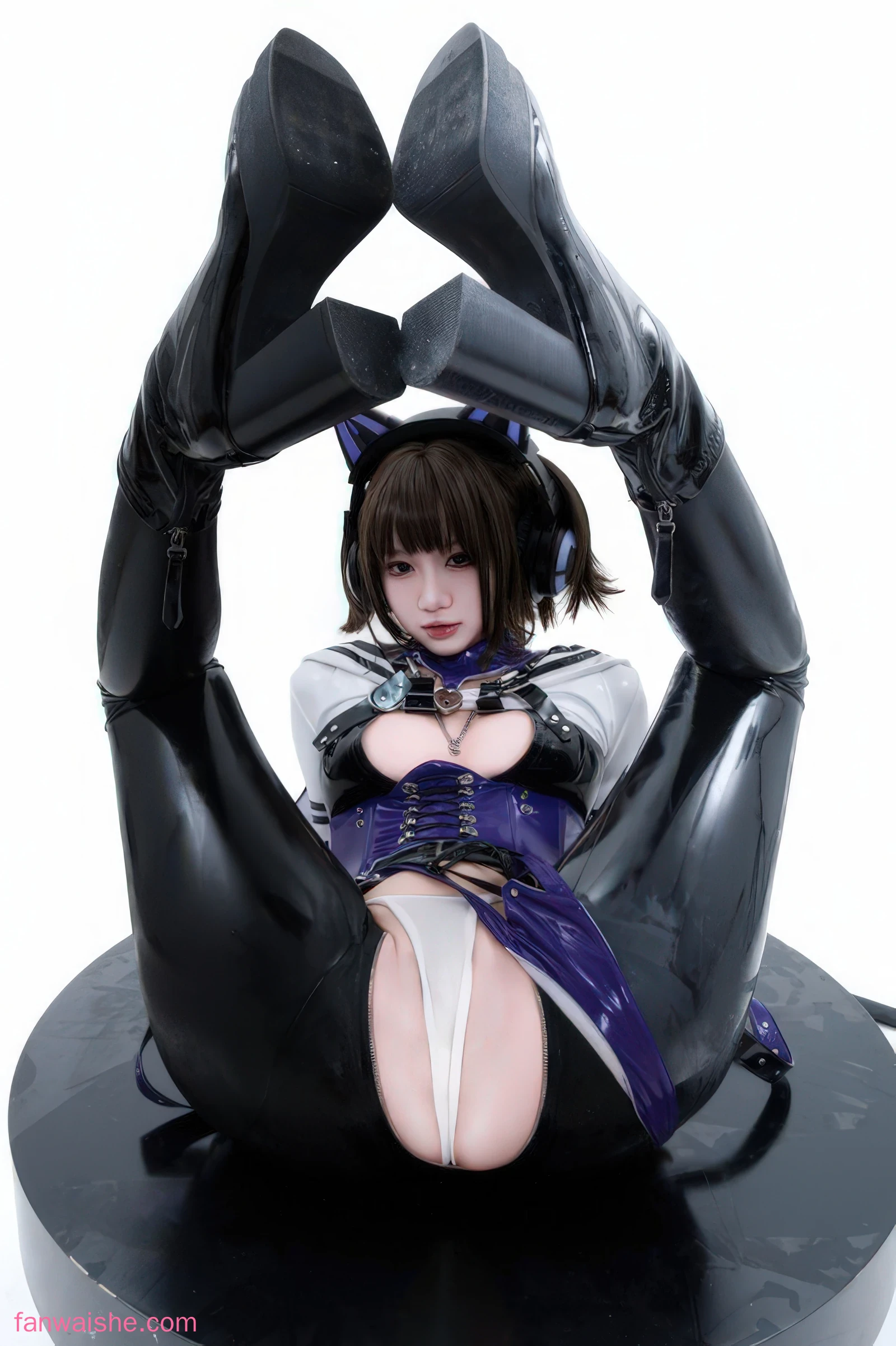 柒柒_Lust77 柒柒_Lust77 NO.064 - 白棚胶衣