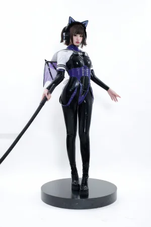 柒柒_Lust77《白棚胶衣》主题写真：78张全套美图