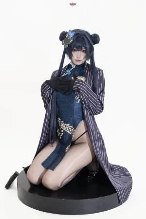 柒柒_Lust77《蔚蓝档案 妃咲原皮+兔女郎》主题写真：122张全套美图