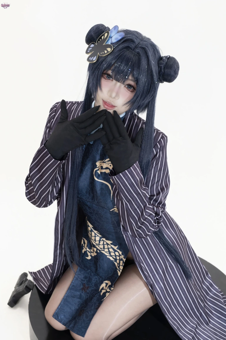 柒柒_Lust77《蔚蓝档案 妃咲原皮+兔女郎》主题写真：122张全套美图