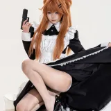 柒柒_Lust77《新世纪福音战士 明日香·战斗女仆》主题写真：68张全套美图
